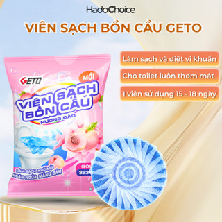 Viên sạch bồn cầu Geto viên thả bồn cầu sạch khuẩn tẩy sạch mảng bám khử mùi diệt vi khuẩn toilet