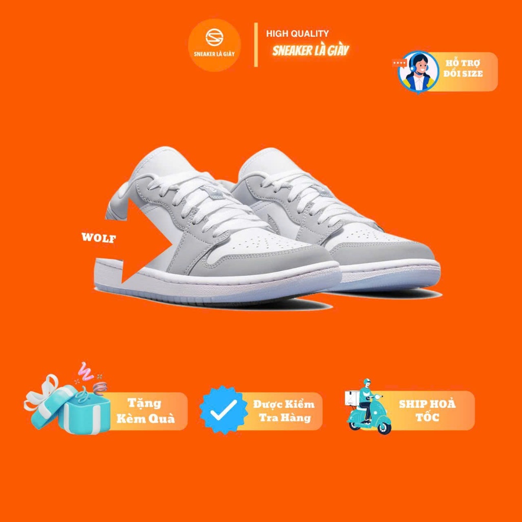 [SLG-2]Giày Thể Thao Nam Nữ - Màu Wolf