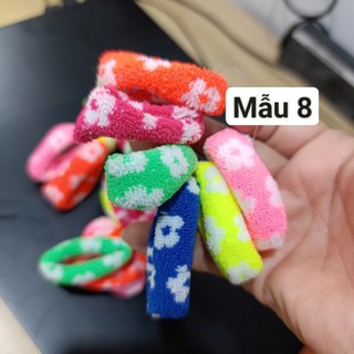6 Dây cột tóc thun nhiều họa tiết - DBT34