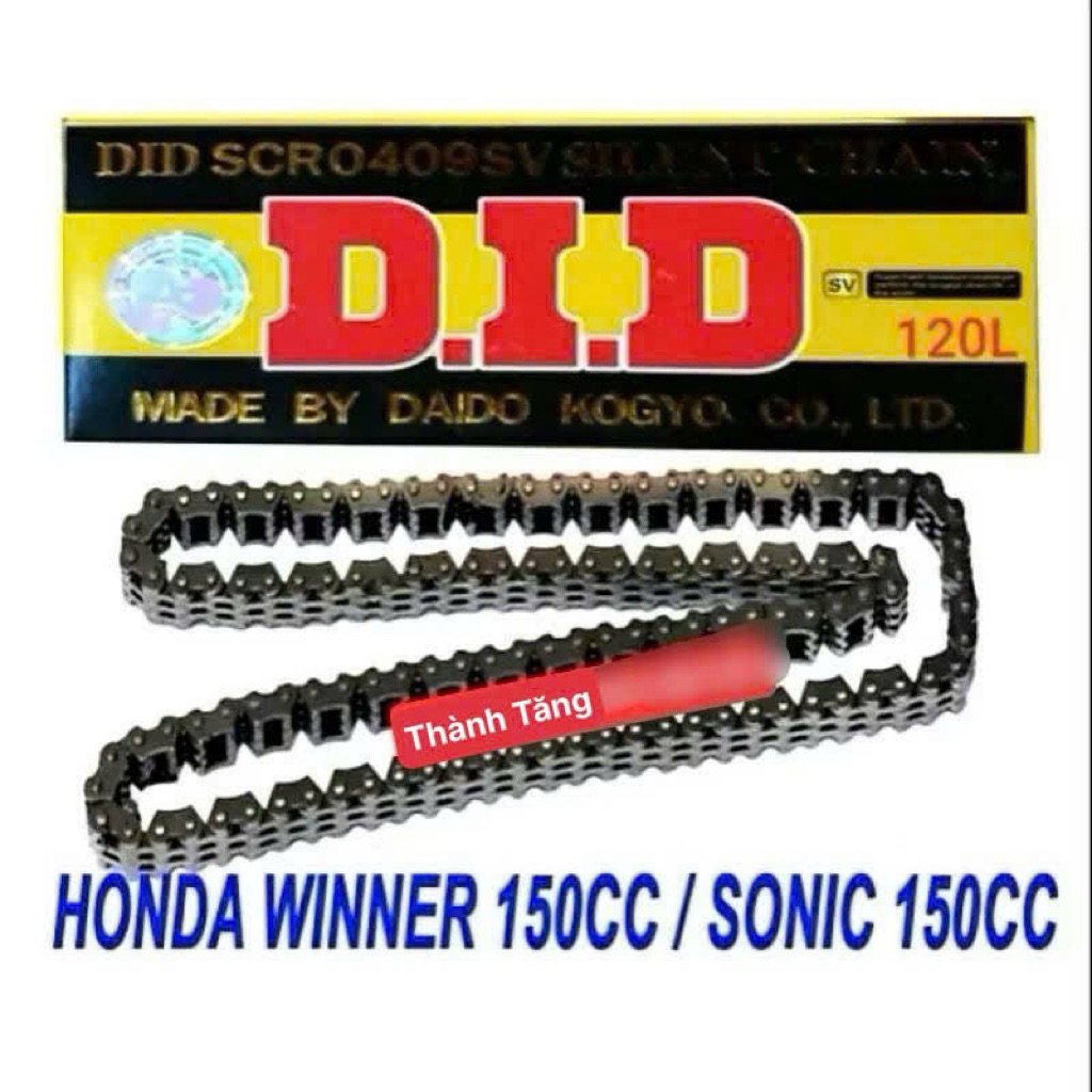 SÊN CAM 120L (3×4×120L) WINNER 150/SONIC 150/RAIDER FI CHÍNH HÃNG DID THAILAND ====