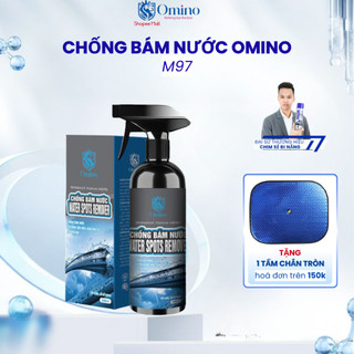  Nano Chống Bám Nước Omino M97 Phủ Kính Gương Chiếu Hậu Tạo Hiệu Ứng Cánh Sen-Chống- Bụi Bẩn- Xước Sơn Xe Máy Ô Tô 