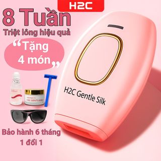  Máy triệt lông mini Triệt lông vĩnh viễn 5 cấp công nghệ IPL H2C Geltlesilk 