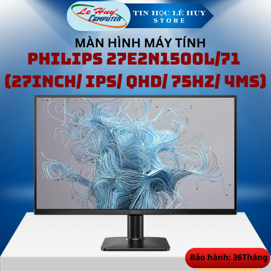 Màn Hình LCD Philips 27E2N1500L/71 (27inch/ IPS/ QHD/ 75Hz/ 4ms) - Hàng Chính Hãng