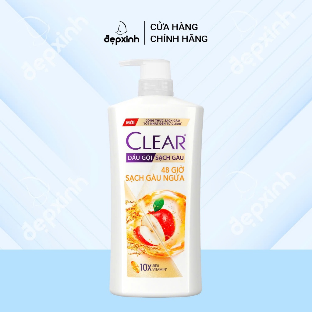 Dầu gội sạch gàu Clear Hương Táo 630g