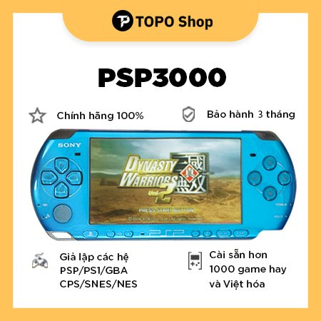 Máy PSP3000 + ( Full game PSP/PS1/GBA/NES/SNES/GAME XÈNG)