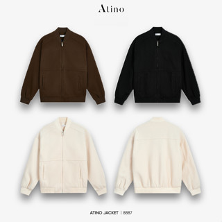  Áo Bomber Atino vải Dạ Gân lót Chần Bông Siêu Dày Siêu Ấm 3.8887 