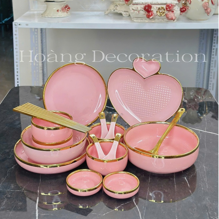 ComBo 4 Người Ăn 20 Chi Tiết. Bộ Bát Sứ Dành Cho 4 Người ăn. Phù Hợp Mọi Gia Đình.