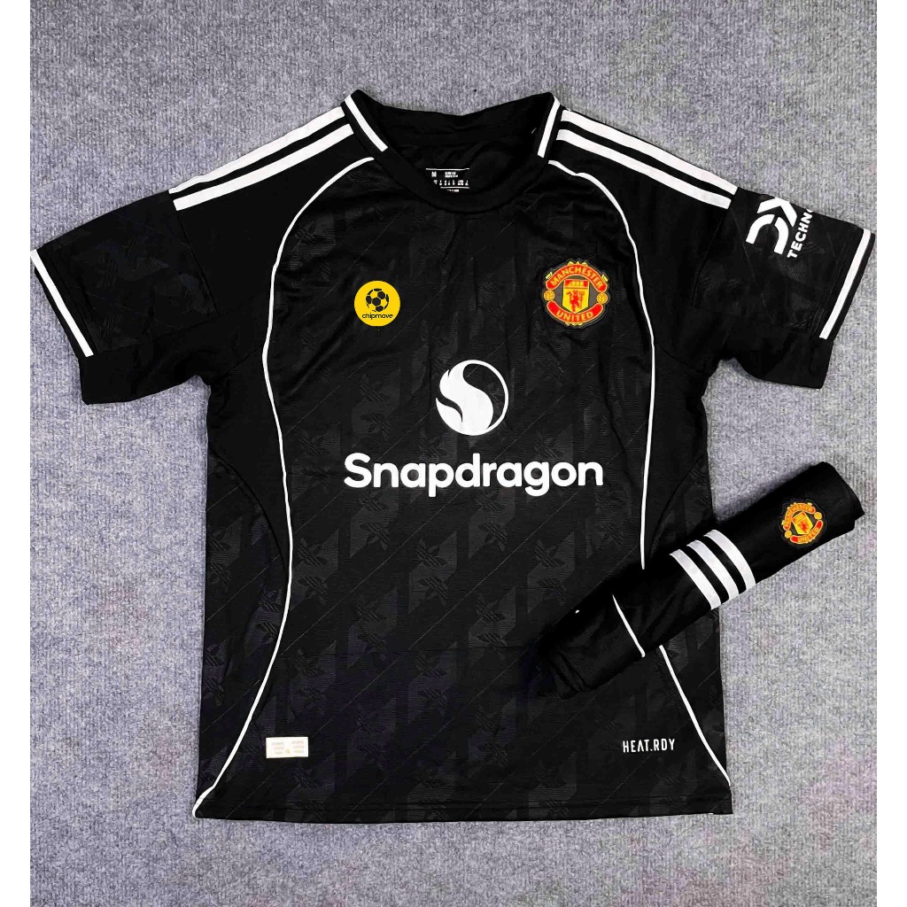 Bộ Quần Áo Bóng Đá CLB Manchester United Thủ Môn  25/26 - Vải Polyester Gai Thái Cao Cấp