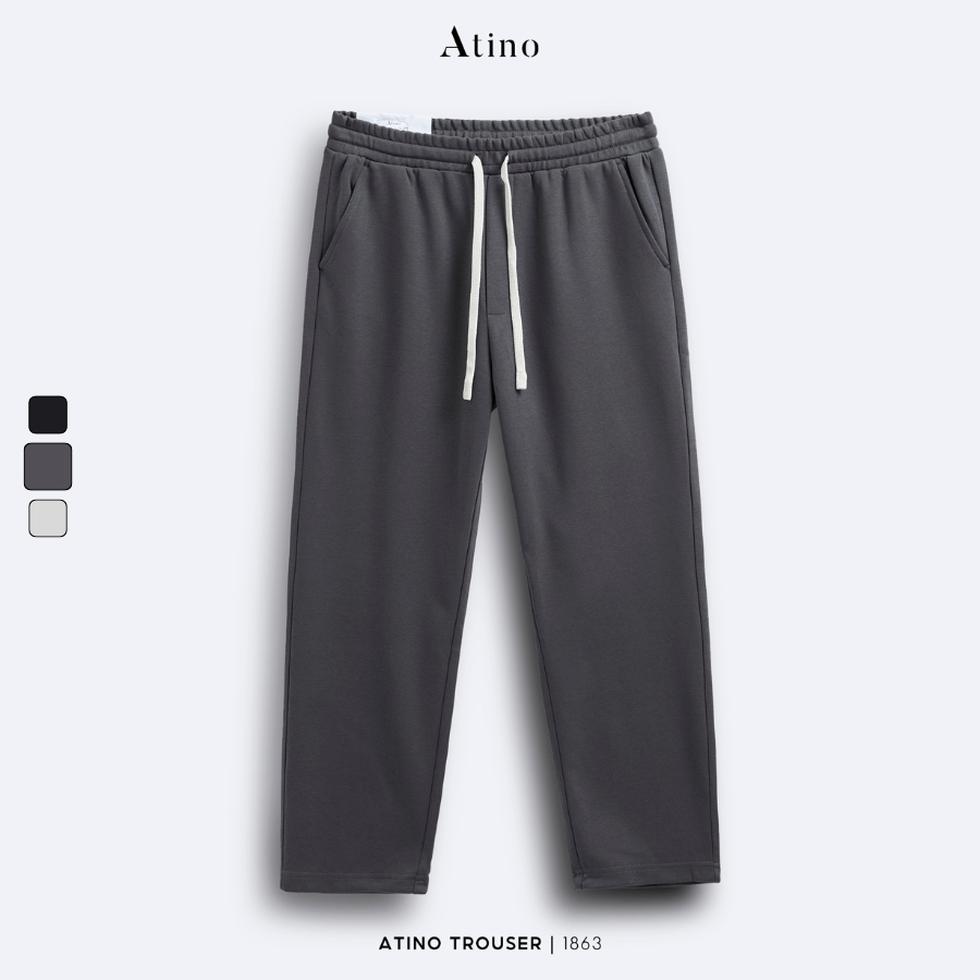 Quần Nỉ Dài ATINO LOOSE BASIC, form Regular, Thoải Mái 3.1863