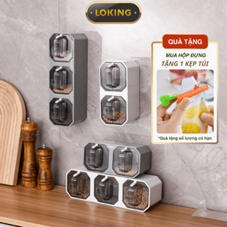  Hộp Đựng Gia Vị Hành Tỏi Ớt Dán Tường Cao Cấp Kệ Gia Vị Treo Tường Đa Năng Tiện Lợi - LOKING 
