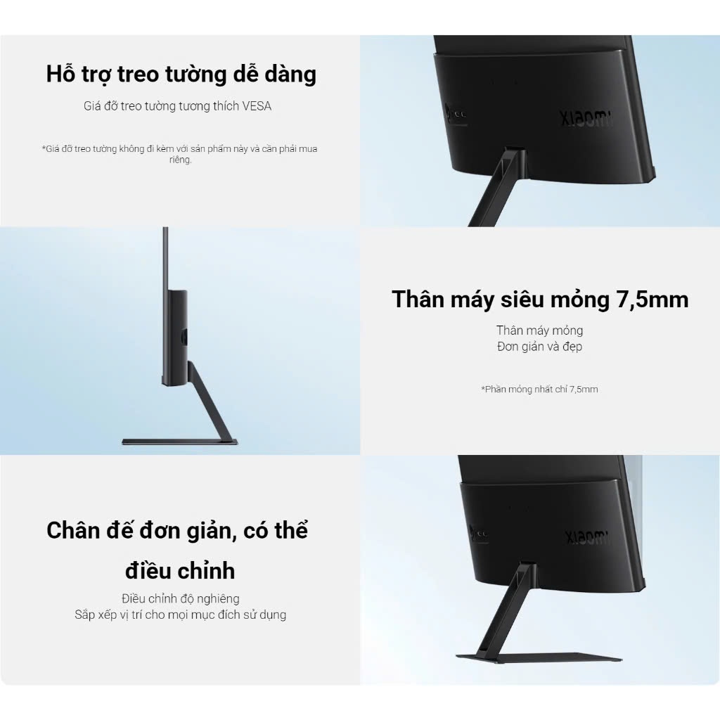 [ KOL LIVESTREAM ] Màn Hình Máy Tính PC Xiaomi Monitor A27i / A24i Tấm Nền LCD IPS-Tần Số Quét 100Hz | BigBuy360 - bigbuy360.vn