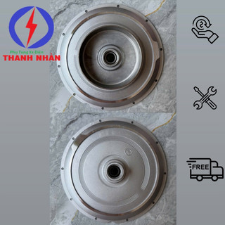 Nắp Động Cơ 14x2.50 Có Bố Phanh Bánh Mâm Sau 14 inch Xe Đạp Điện Moka Maoly Leaning Bạc Đạn 6203