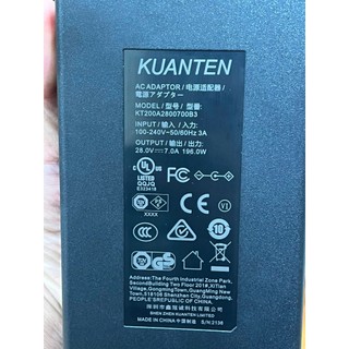 🔥 Adapter KUANTEN 28V – 7A 196W Nguồn Mạnh – Ổn Định – Bền Bỉ Cho Máy Bơm & Thiết Bị Công Nghiệp