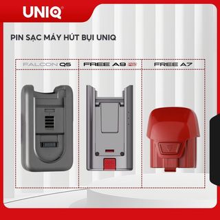  Pin sạc máy hút bụi cầm tay không dây gia đình UNIQ Free A7  Ultra  Falcon Q5  A9 pro mini hút sofa giường đệm lông thú 