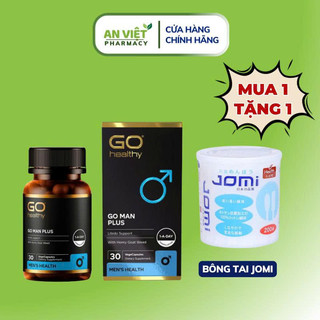  Viên uống sinh lý nam GO Healthy GO Man Plus giúp bổ thận tăng cường sinh lực và tăng khả năng sinh lý ở nam giới 30v 