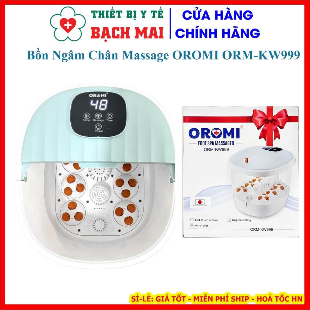 Bồn Ngâm Chân Massage OROMI ORM‑KW999 – Thư Giãn & Massage Bàn Chân