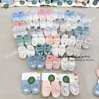  Giày vải tất chân Bao Chân Cho Bé Sơ Sinh 0-3M Chất Cotton Cực Mềm Mại Hàng Xuất Dư Xịn C-A,DisNey 