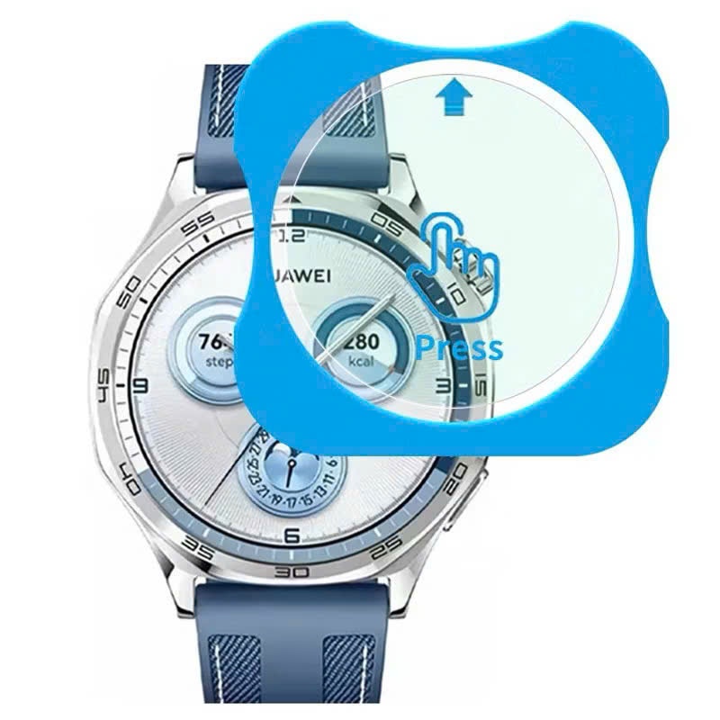 Kính cường lực Huawei GT6 , GT6 Pro , GT5 , GT5 Pro 46/41mm KHUNG TỰ DÁN