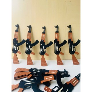Combo 5-10 chiếc súng gỗ mô hình dán nỉ hoạt động 22/12 - 30/4 cho mầm non