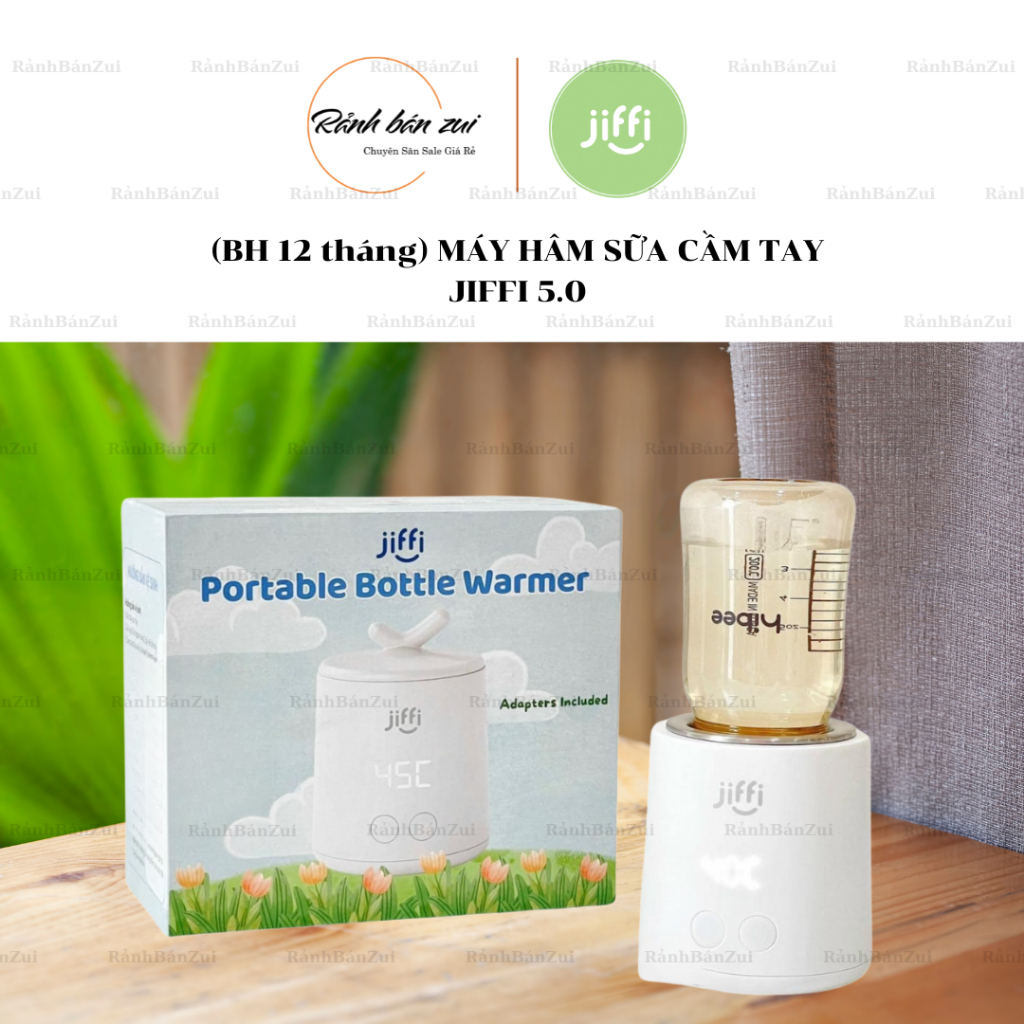 (BH 12 tháng) Máy hâm sữa cầm tay Jiffi 5.0