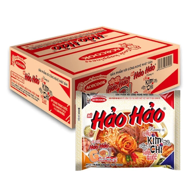 [Top Value] Thùng 30 gói Hảo Hảo kim chi 75 gr