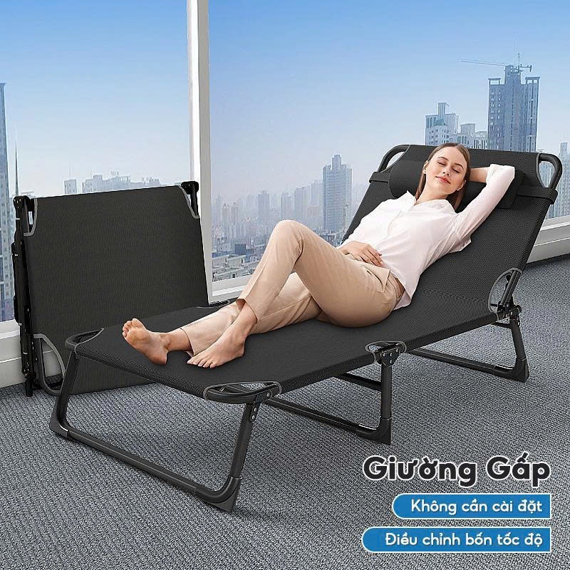 Giường Gấp, Giường Văn Phòng, Giường Gấp Gọn Đa Năng, Giường Ghế Văn Phòng Gấp Gọn