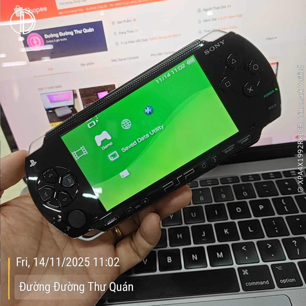 [Máy Cũ 98% - Đọc kỹ trong phần mô tả] PSP 1000 - 64G - Đã Mod