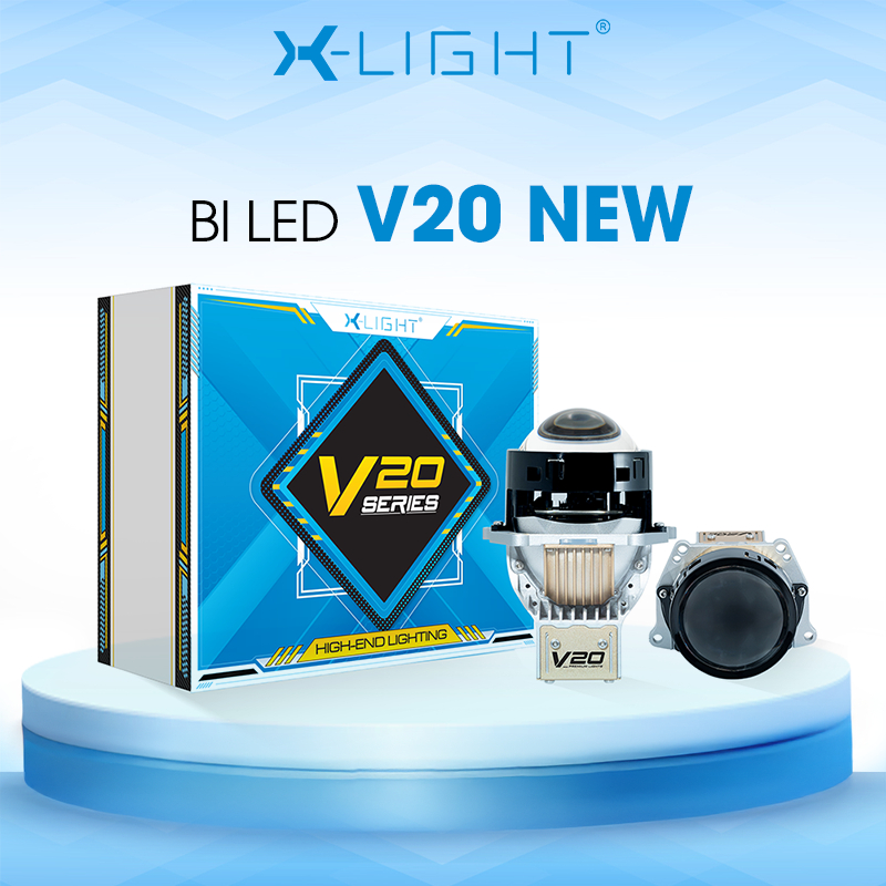 Bi LED ô tô X-Light V20 New - Tăng sáng mạnh - Bảo hành 3 năm chính hãng X-Light Việt Nam