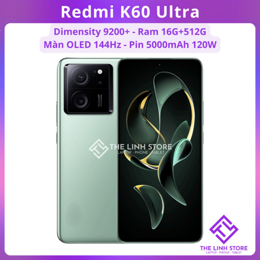 [Máy Cũ] Điện thoại Xiaomi Redmi K60 Ultra màn 144Hz OLED - Dimensity 9200+