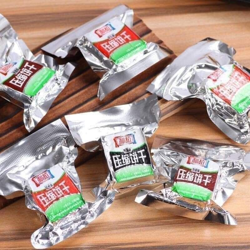 Lương Khô Mini Lila Mix Đủ Vị , Lương Khô Nén Tiện Lợi Thơm Ngon. Túi 500g