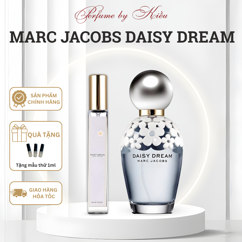 Nước Hoa Marc Jacobs Daisy Dream Perfume by Kiều Sang Trọng,Tinh Tế 5ml, 10ml, 20ml, 30ml