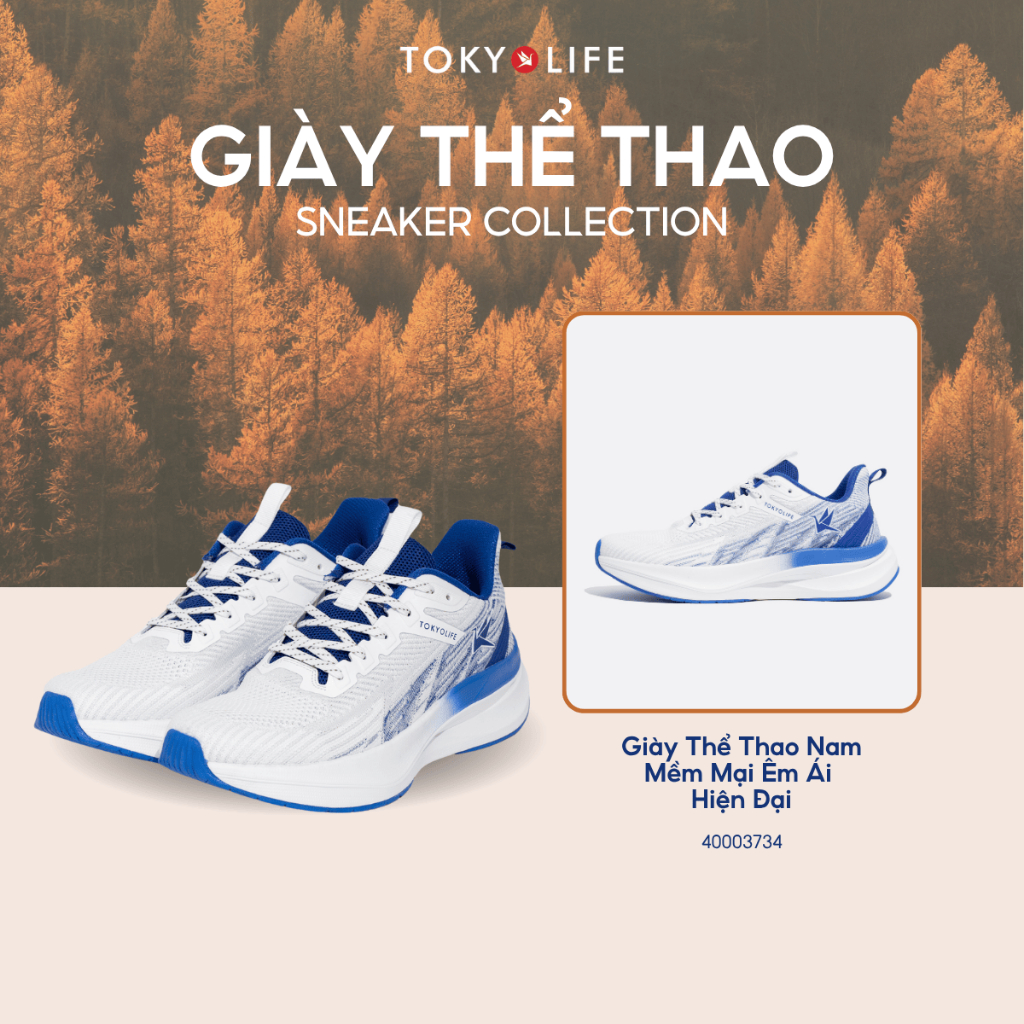 Giày chạy nam êm chân thoáng khí TOKYOLIFE 40003734