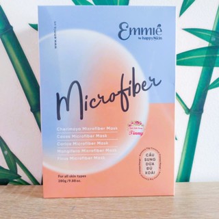  Hộp 10 Miếng Mặt nạ vi sợi Microfiber Emmie by Happy Skin 28g 