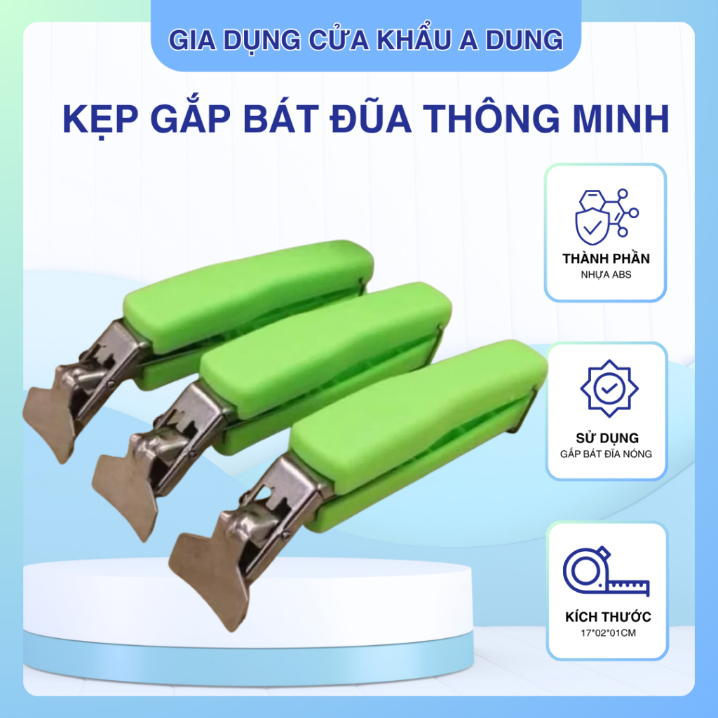Kẹp Gắp Đồ Nóng - Đồ Hấp Thông Minh, Dụng Cụ Gắp Bát Đĩa Nóng Đồ Gia Dụng Tiện Lợi An Toàn