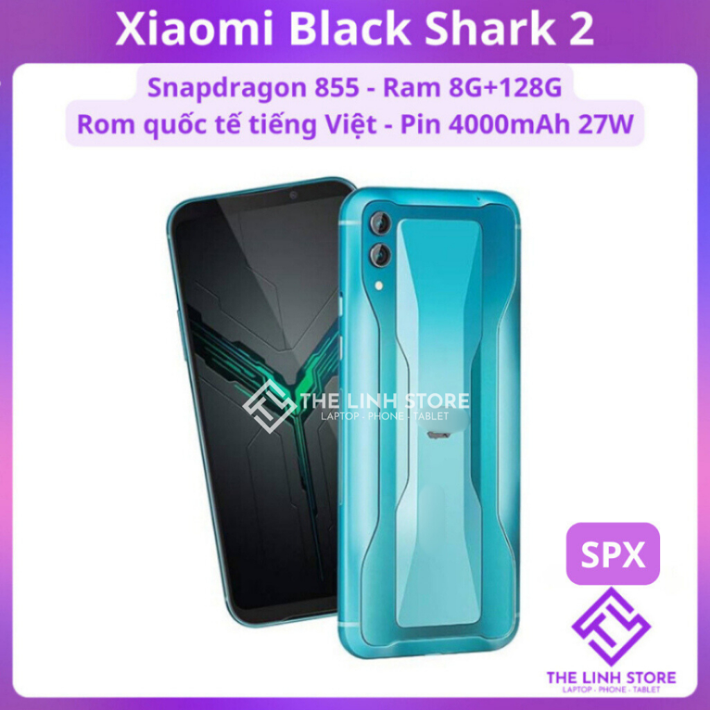 Điện thoại Xiaomi Black Shark 2 (SPX) màn AMOLED chuẩn - Snapdragon 855 bản Quốc tế