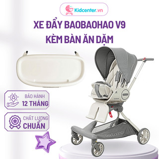 [Livestream] Xe Đẩy Ngồi Cho Bé Baobaohao Chính Hãng V9 Có Bàn Ăn Dặm, Xe Đẩy Đệm Ngồi Êm, Bảo Hành 12 Tháng
