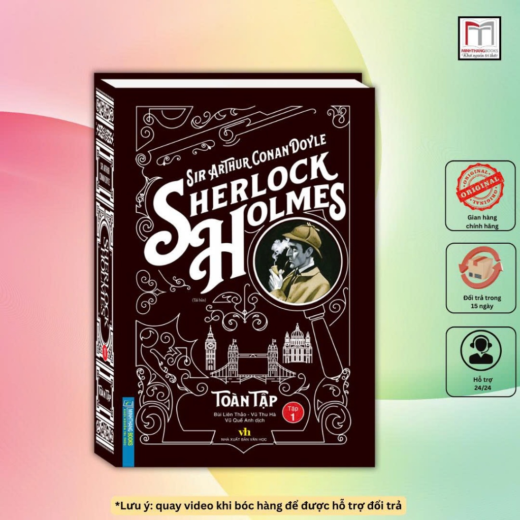 Sách – Sherlock Holmes Toàn Tập Tập 1 – Bìa Cứng – Sir Arthur Conan Doyle