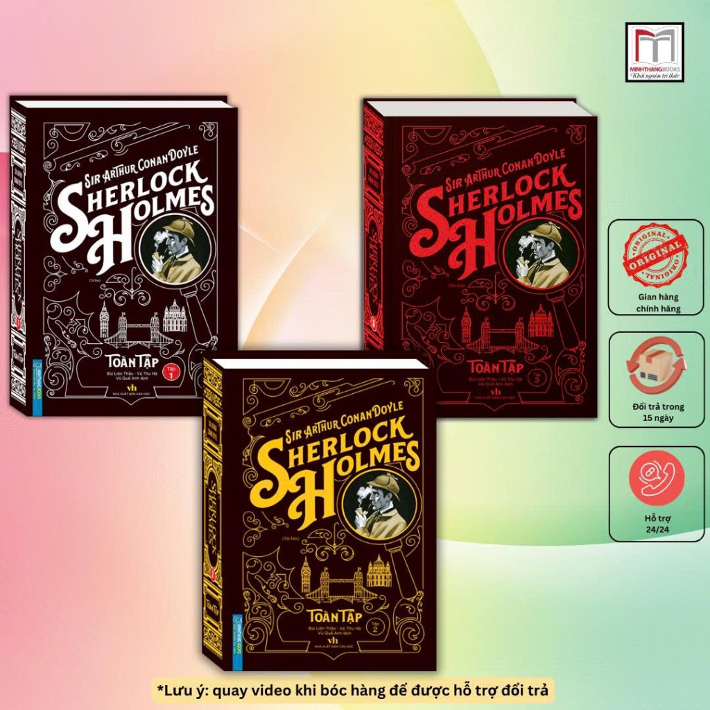 Sách - Combo Sherlock home (trọn bộ 3 cuốn) bìa cứng lẻ