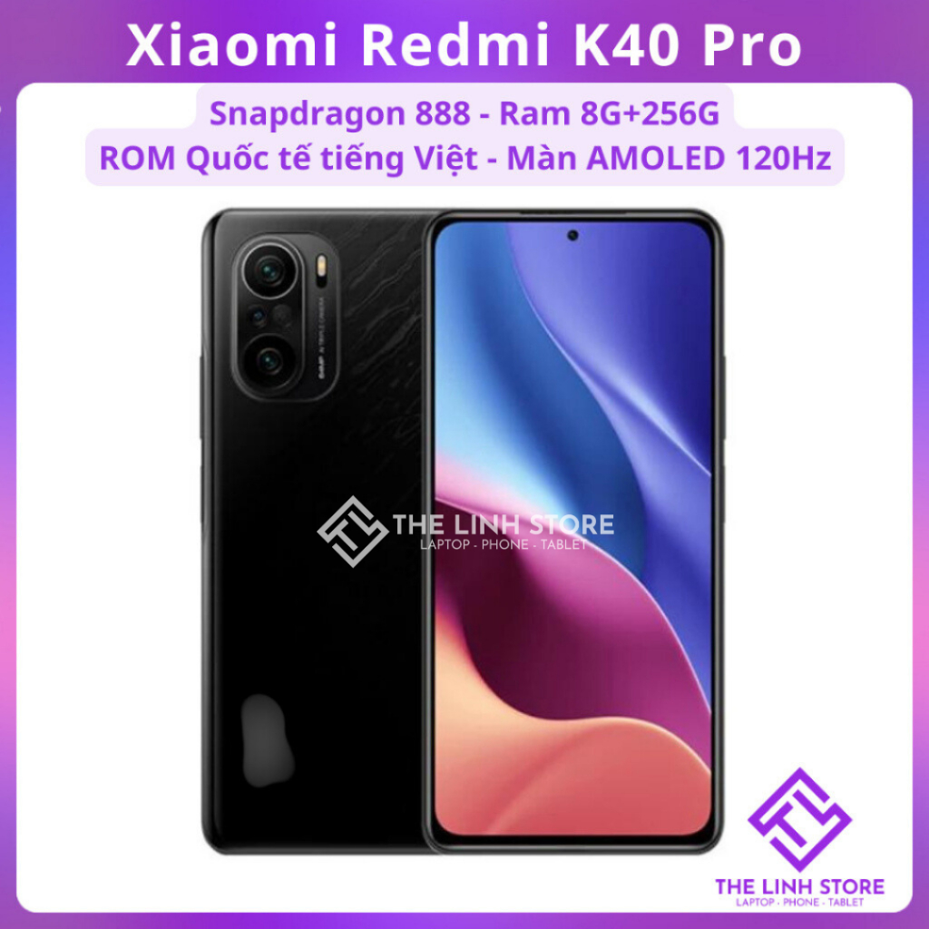 [Máy Cũ] Điện thoại Xiaomi Redmi K40 Pro - Snapdragon 888 Màn AMOLED 120Hz
