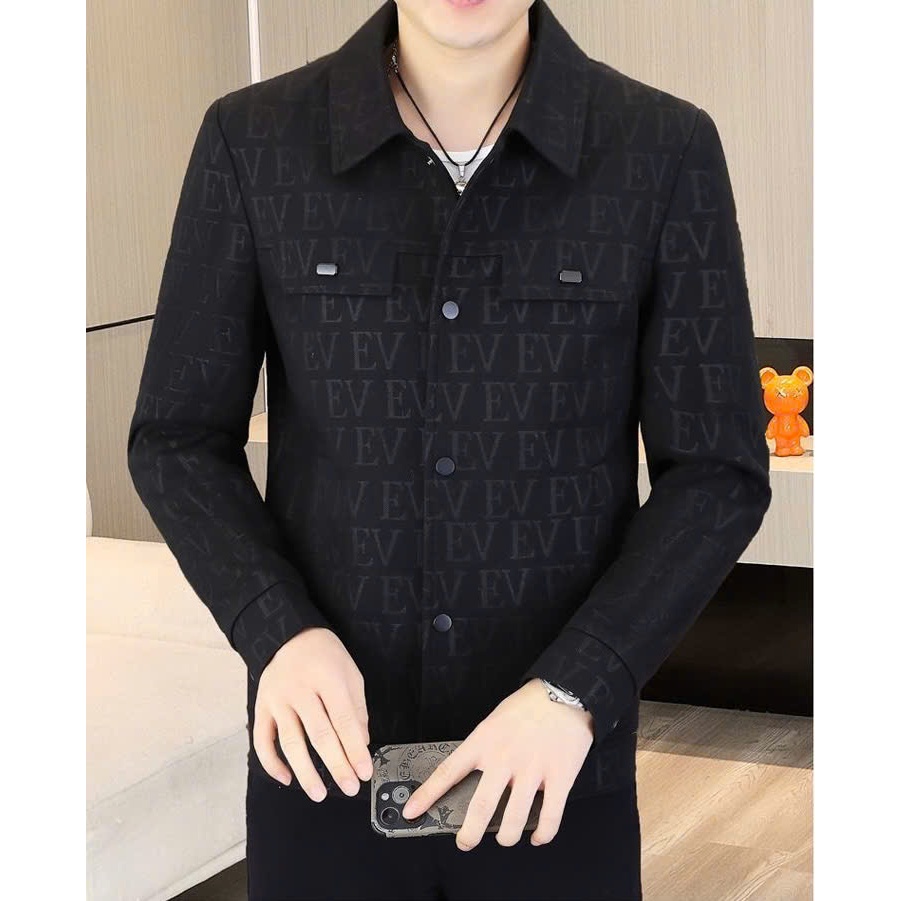 Áo khoác dạ nam lót lông AK75