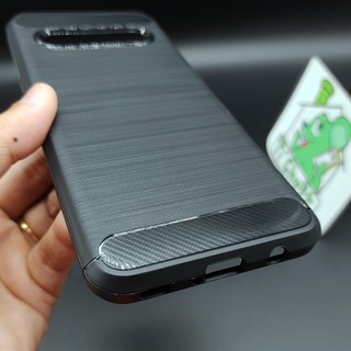 [Ảnh Thật] Ốp Lưng LG V60 ThinQ 5G Vân 3D Carbon Phay Xước Chống Sốc