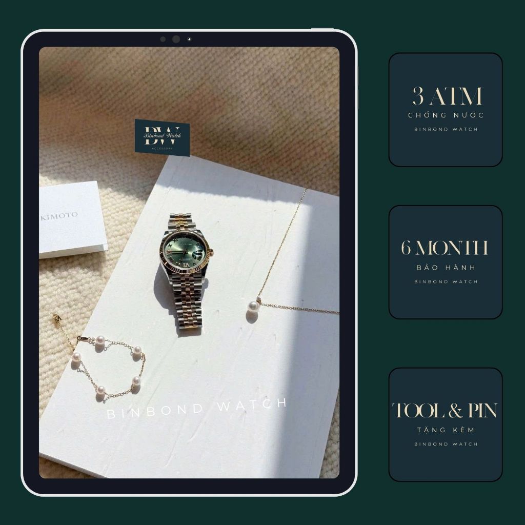 Đồng Hồ Nữ, Đồng Hồ Nữ Size 31mm Niềng Băm Mặt Tròn Chạy Pin Dây Thép Đúc Sang Trọng Chống Nước Tốt 3Atm Bảo Hành 6T