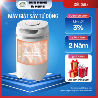  Máy giặt mini gia đình máy giặt mini kèm sấy giặt được cả quần áo và giày máy giặt đồ sơ sinh 
