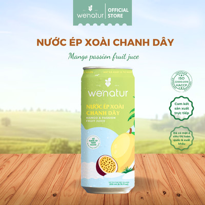 Nước Ép Xoài Chanh Dây we'natur 200ml