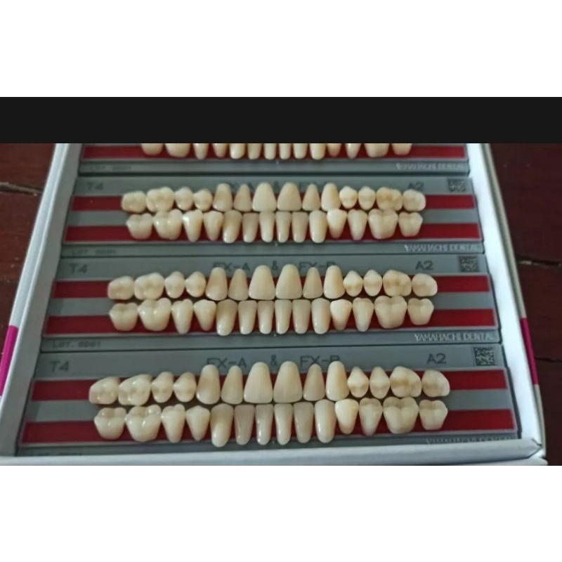 Răng nhựa NewAce Nhật, Răng tháo lắp nhật vỉ 28R