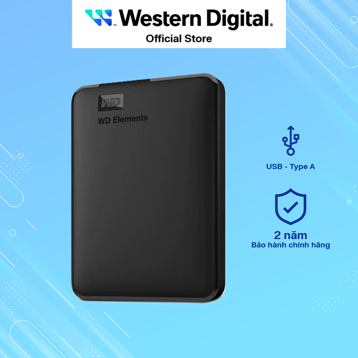 [Live] Ổ cứng di động Western Digital WD Elements 2.5" - WDBUZG0010BBK