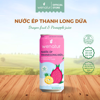 Nước Ép Thanh Long Dứa we'natur 200ml