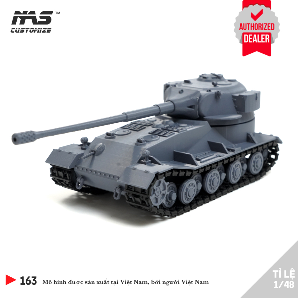 [ NAS ] Mô hình lắp ráp xe tăng Đức Panzer VII tỉ lệ 1:48, Mô Hình Xe Tăng quân sự Tỉ Lệ 1/48