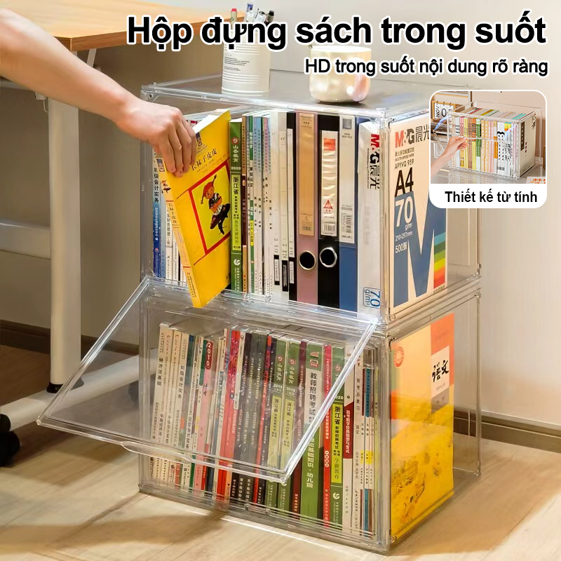 Hộp Đựng Sách Để Bàn Trendy
