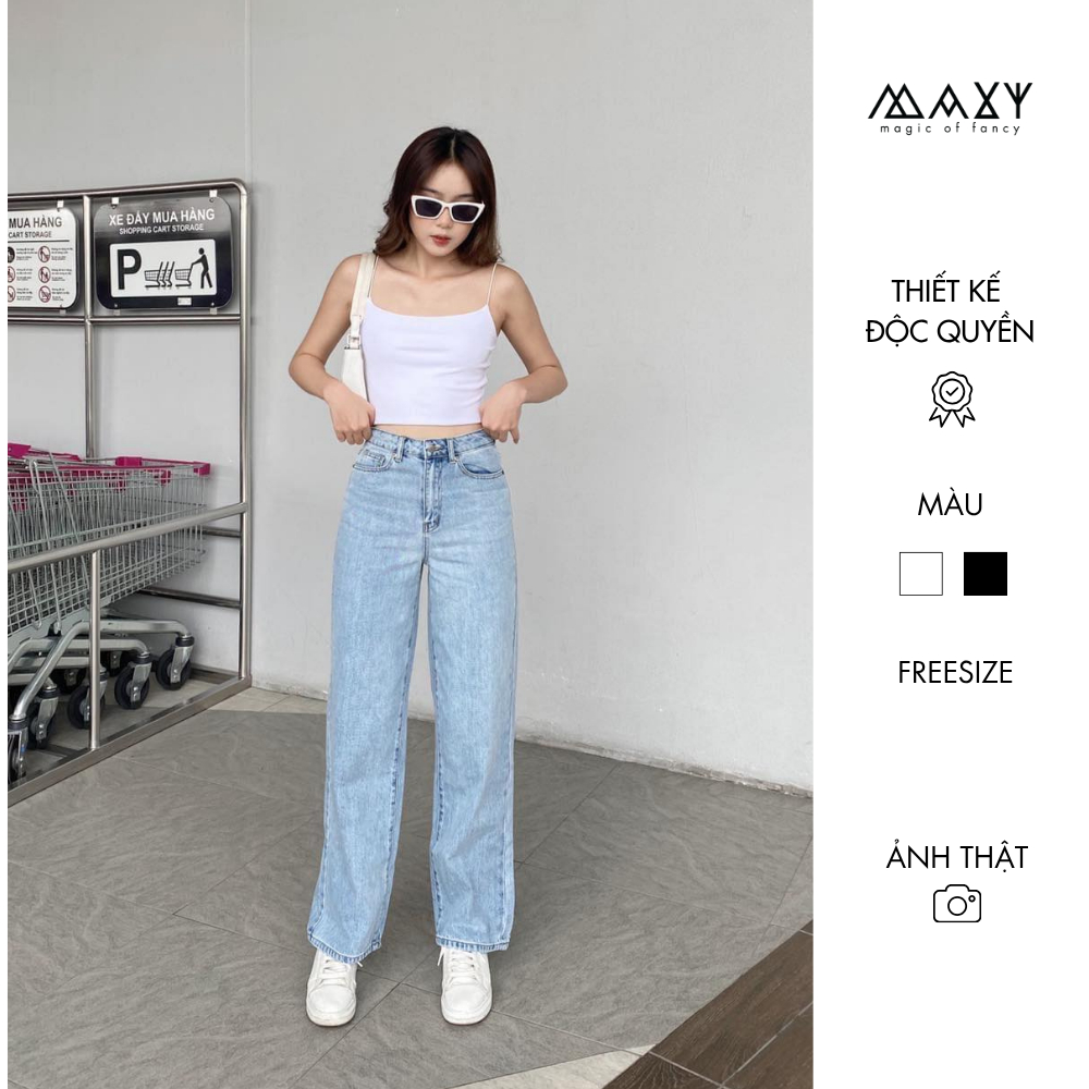 Áo croptop dây bún Cami Croptop White Maxy Workshop